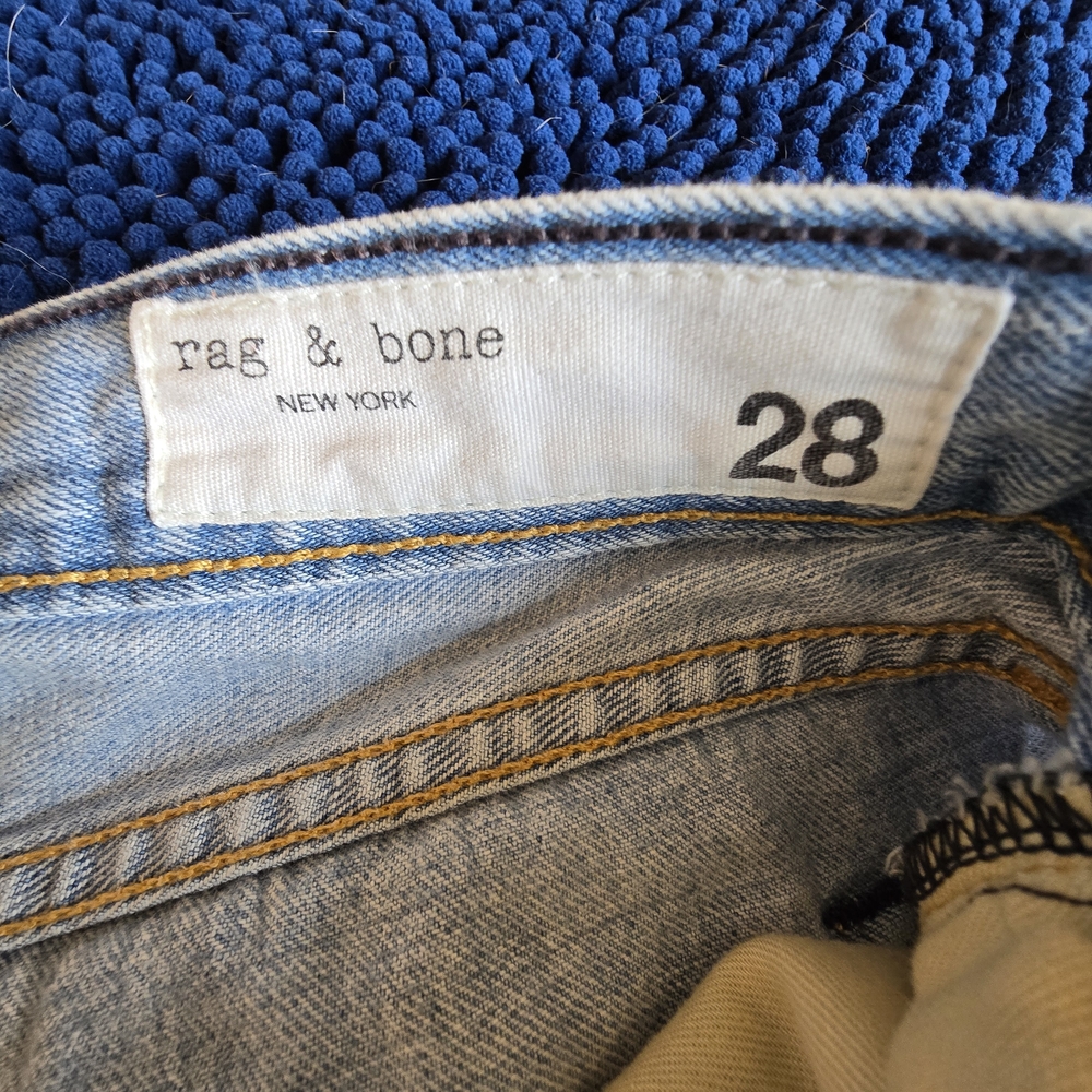 Rag & Bone Light Blue Denim Shorts - Picture 6 of 10